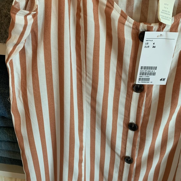 NWT H&M Striped Slip Dress - Picture 3 of 5